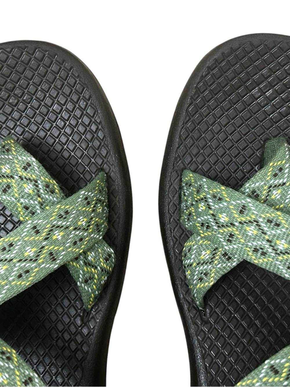 Chaco Women's Sandals Green and brown z/2 toe loop - Picture 5 of 7